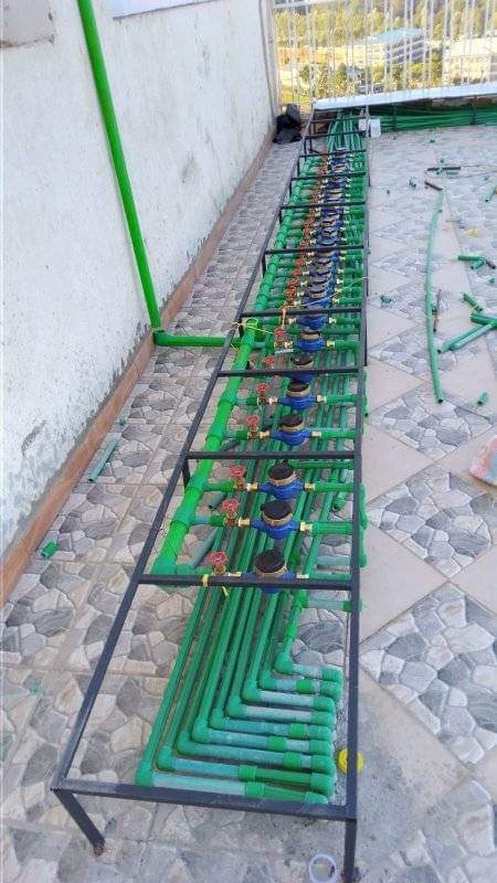 PPR Water Meter Manifold Rack