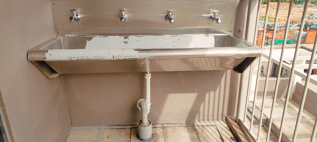 Stainless Steel Multi-Tap Handwash Sink Station